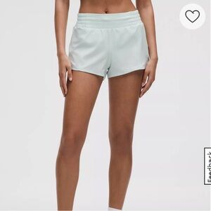 Lululemon Athletica Hotty Hot Blue Athletic Shorts Lightweight